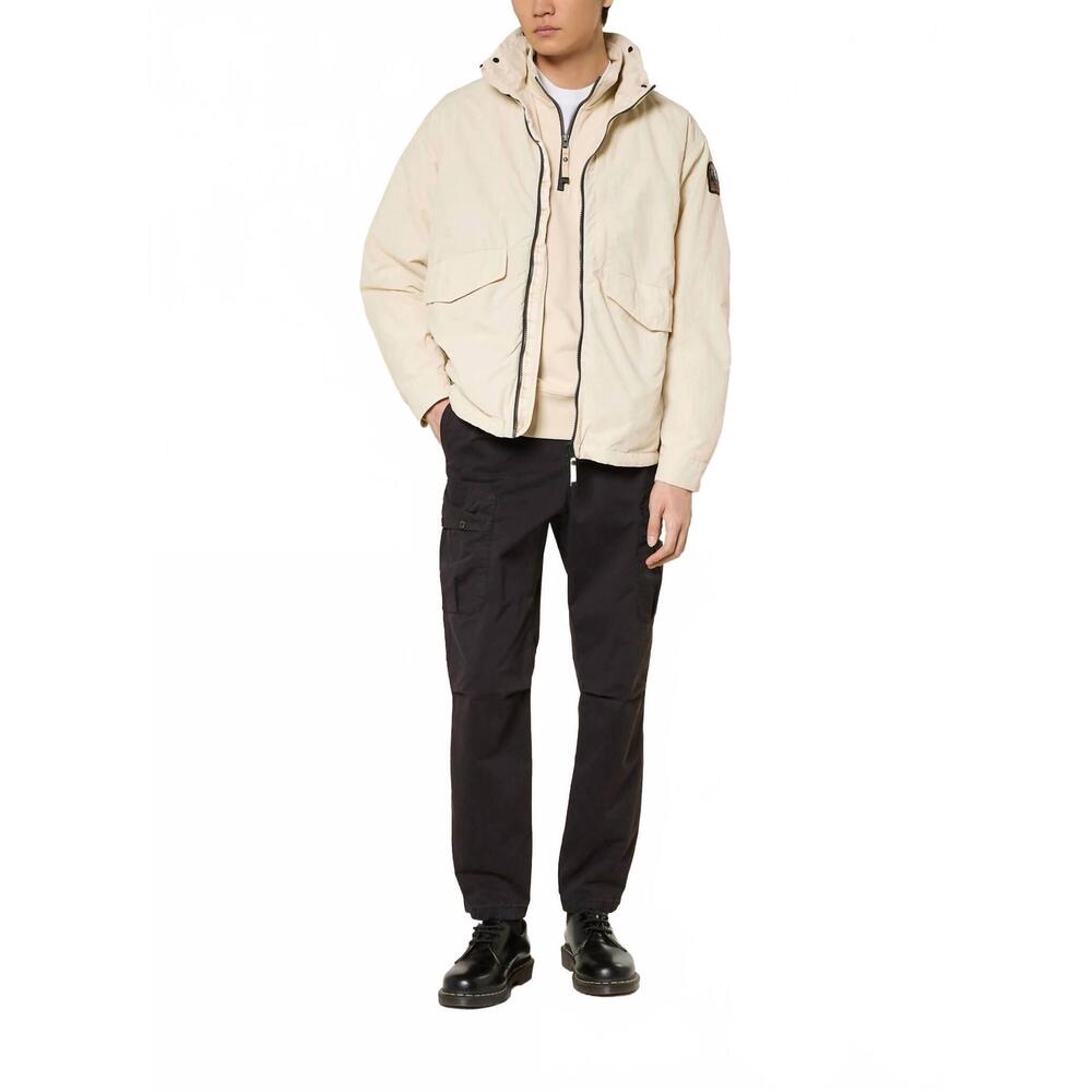 NEW PARAJUMPERS kuntrell padded jacket in bone